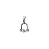DiveSilver Shark Jaw Sterling Silver Pendant TP1539